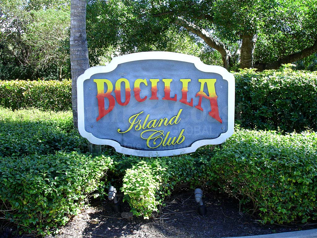 Bocilla Island Club Signage